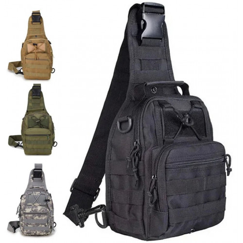 Чоловіча сумка через плече, барсетка 6 л чорний