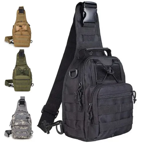 Чоловіча сумка через плече, барсетка 6 л чорний