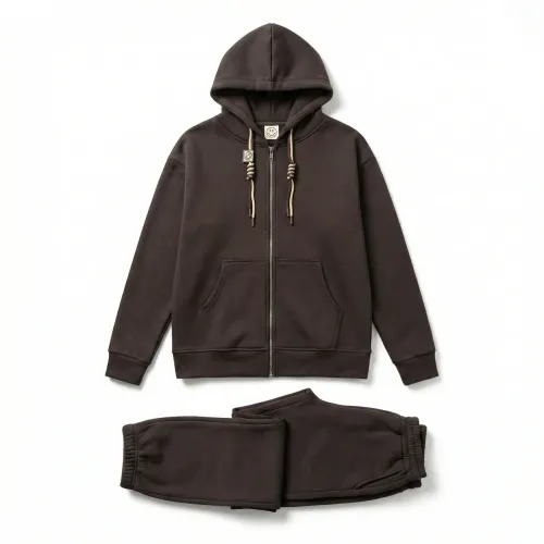 Спортивний костюм жіночий теплий Коричневий (Шоколад). Комплект худі та штани на флісі M-XXL