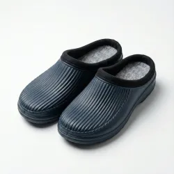 Калоші чоловічі садові з піни утеплені (повсть) сині, Зимові сабо для дачі (розміри 41-45)