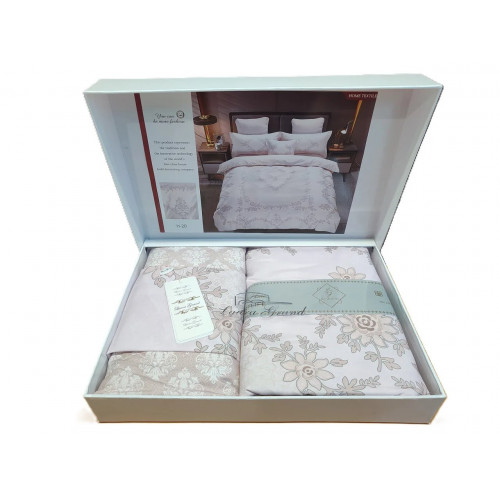Постільна білизна в подарунковій коробці Laura Grand - Karolin
