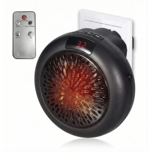 Економний керамічний міні-обігрівач Wonder Heater (900 Вт), персональний тепловентилятор в розетку