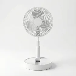 Акумуляторний вентилятор складаний з пультом та USB. Портативний телескопічний вентилятор (7200 mAh)