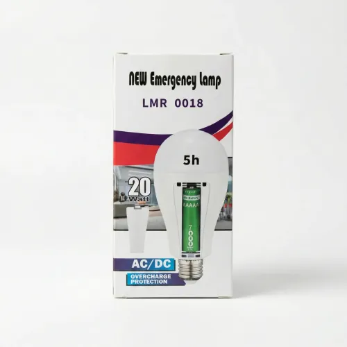 Лампа з акумулятором 20W E27 LMR 0018. Аварійна LED лампочка (Туреччина) + Гачок