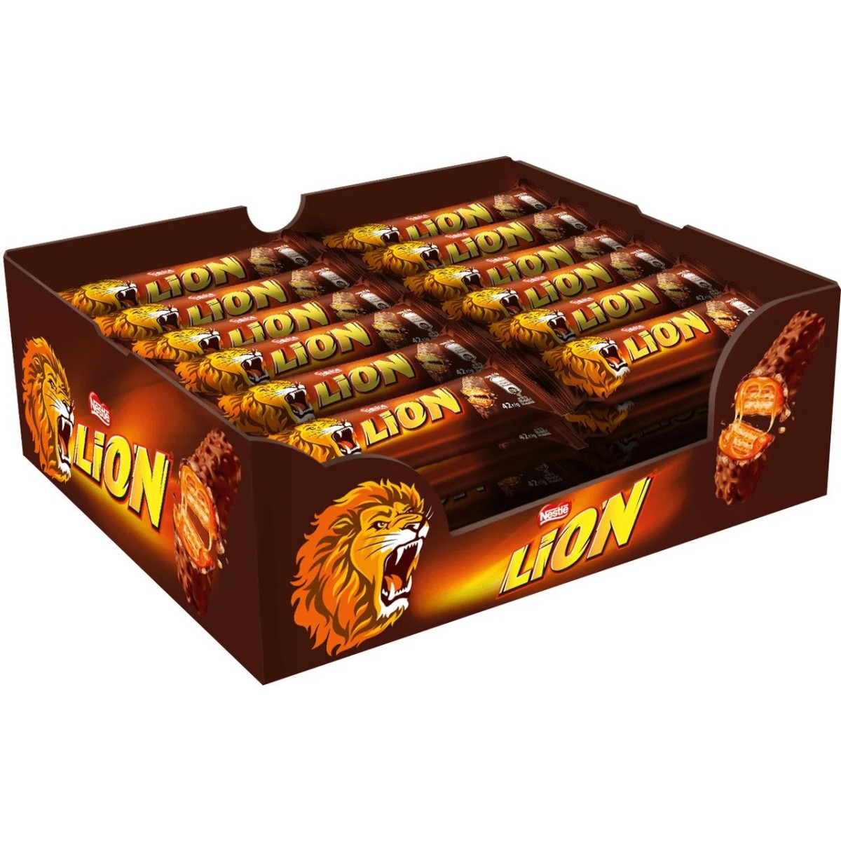 Упаковка батончиків Lion карамельний 48 шт х 42 м (арт. 4455)