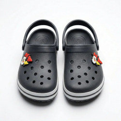 Дитячі крокси сабо з Міккі Маусом чорні. Гумові тапочки піна ЕВА для хлопчика/дівчинки 31-35 р.