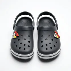 Дитячі крокси сабо з Міккі Маусом чорні. Гумові тапочки піна ЕВА для хлопчика/дівчинки 31-35 р.