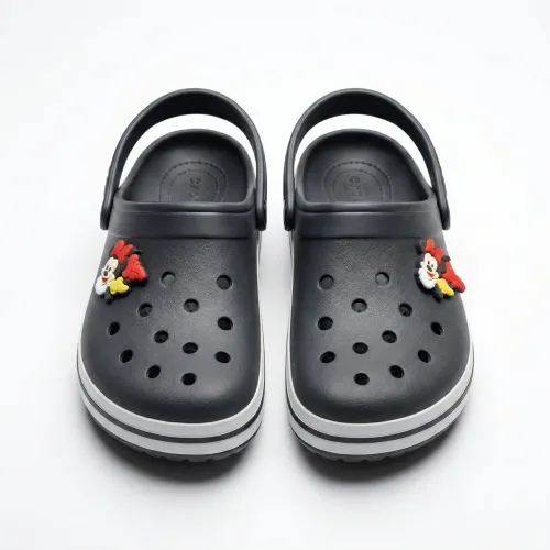 Дитячі крокси сабо з Міккі Маусом чорні. Гумові тапочки піна ЕВА для хлопчика/дівчинки 31-35 р.
