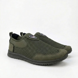 Підліткові сліпони хакі сітка. Літні мокасини для хлопчиків 36-40