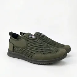 Підліткові сліпони хакі сітка. Літні мокасини для хлопчиків 36-40