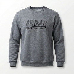 Мужской теплый свитшот на флисе 