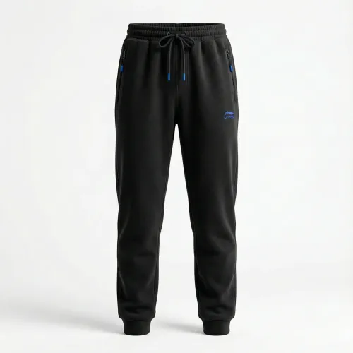 Чоловічі зимові спортивні штани Anta на флісі. Теплі прямі брюки з кишенями M-XXXL