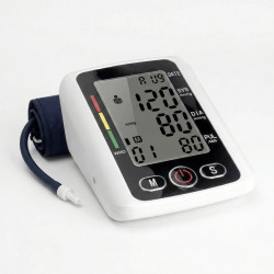 Тонометр автоматический на плечо 9152 (X180) с голосовым сопровождением. Электронный измеритель давления и пульса