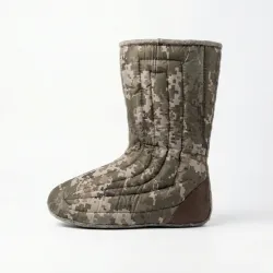 Бурки чоловічі зимові Камуфляж високі. Теплі чоботи на хутрі для риболовлі та полювання (Галоші) (Валенки) (41 - 45)