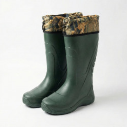 Чоловічі чоботи піна ЕВА з манжетом. Легкі зелені гумаки для рибалки 41-45