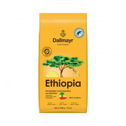 Кава Dallmayr Ethiopia у зернах 500 г 4008167040507