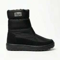 Женские зимние сапоги-дутики G-Winter Fashion Черные. Теплые полусапожки на меху (37-41)