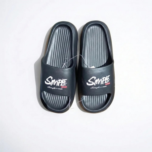 Чоловічі шльопанці (батальні розміри) 47-50 | Чорні, Пінка, Принт 