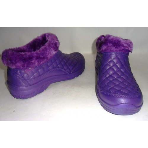 Галош зимний (женский) эва сиреневый крок  37 - 42