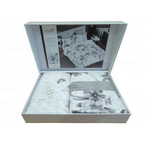 Постельное белье в подарочной коробке Laura Grand - Valide (арт. 6654)