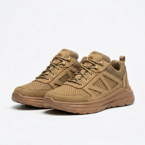 Чоловічі тактичні кросівки Койот Dago Style. Літні трекінгові черевики нубук (розміри 41-45) (арт. 6856)