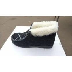 Теплі домашні капці з хутром