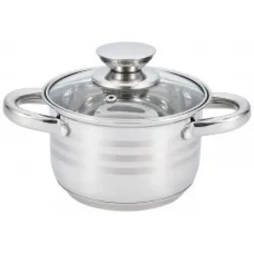 Каструля UNIQUE UN-5009 (9,0л, нержавіюча сталь, з кришкою)