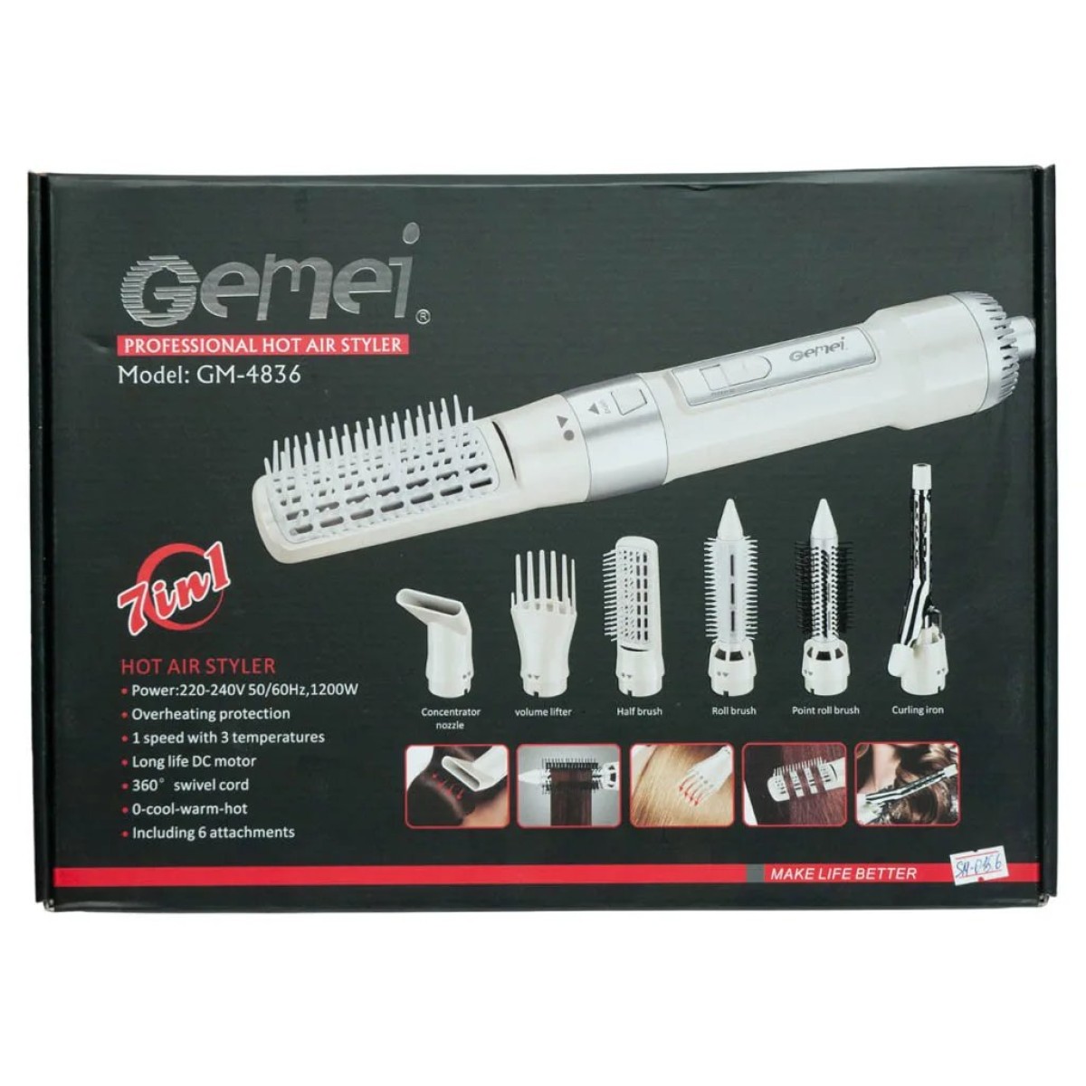 Фен GEMEI GM-4836 (арт. 9331)