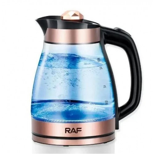 Електричний скляний чайник RAF R.7802 2 л 2000W