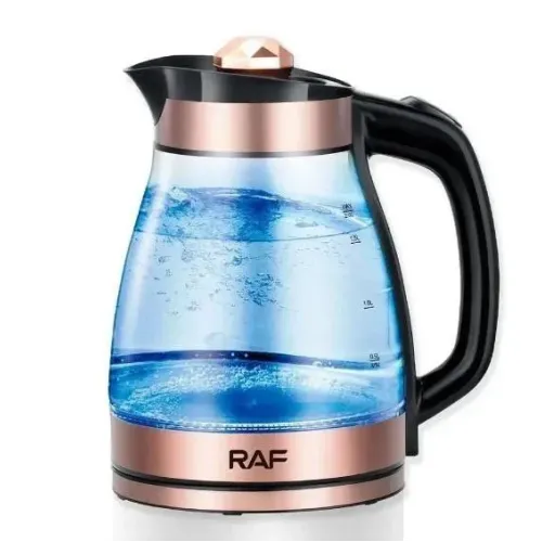 Електричний скляний чайник RAF R.7802 2 л 2000W