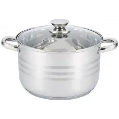 Каструля UNIQUE UN-5005 (3,5л, нержавіюча сталь, з кришкою)