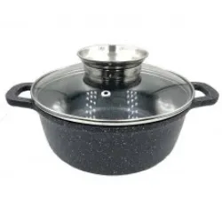 Казан UNIQUE UN-5277 7л (28см мармур/чорний