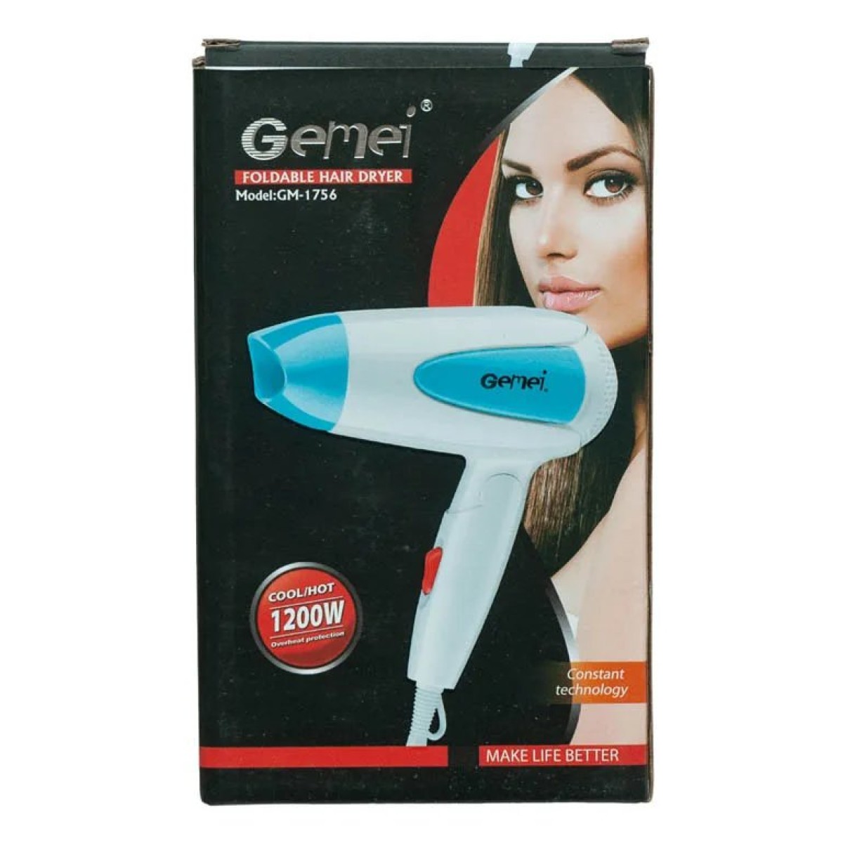 Фен GEMEI GM-1756 (арт. 9334)