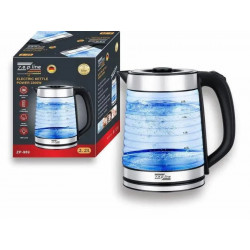 Електрочайник ZP-989 скляний 2.2 л