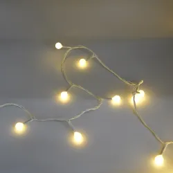 Гірлянда-нитка (String-Lights) 100WW-6-1 внутрішня, пров.: білий, 7м (Білий-теплий)