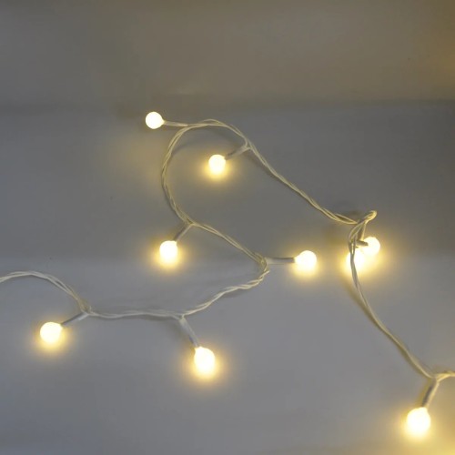 Гірлянда-нитка (String-Lights) 100WW-6-1 внутрішня, пров.: білий, 7м (Білий-теплий)