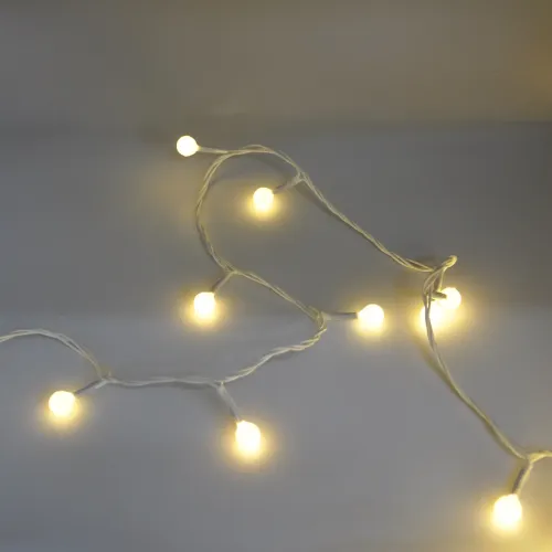 Гірлянда-нитка (String-Lights) 100WW-6-1 внутрішня, пров.: білий, 7м (Білий-теплий)