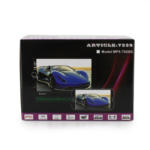 Автомагнитола MP5 7020 BT + GPS