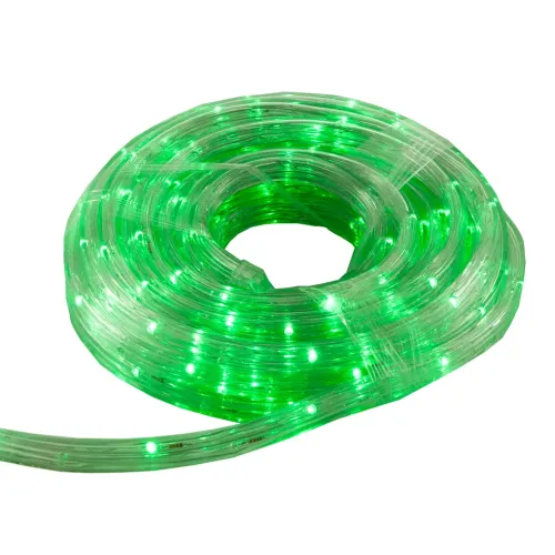 Гірлянда-стрічка (Pope-Light) G зовнішня, пров.:прозорий, 10м (Зелений)
