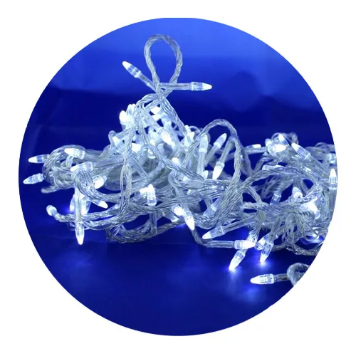 Гірлянда-нитка (String-Lights) 100W-2 внутрішня, пров.:прозорий, 7м (Білий)