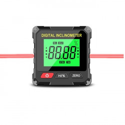 Цифровий інклінометр-кутомір з лазером, магнітний USB