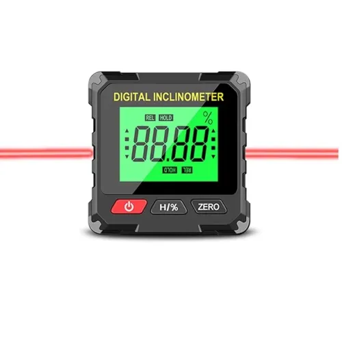 Цифровий інклінометр-кутомір з лазером, магнітний USB