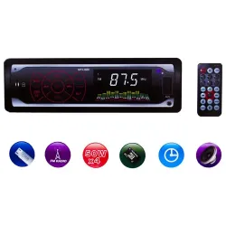 Автомагнітола MP3-3885 ISO 1DIN сенсор