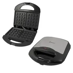 Вафельниця DOMOTEC MS-7705 750Вт, квадратна (Чорний)