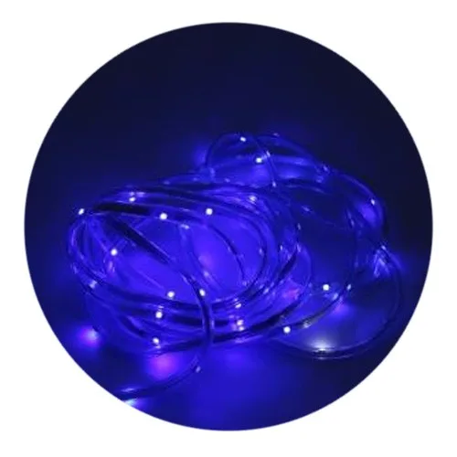 Гірлянда-стрічка (Star-Light) 12V B зовнішня, пров.:прозорий, 5м (Синій)