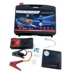 Автомобільний пусковий пристрій для акумулятора JUMP STARTER + Компрессор