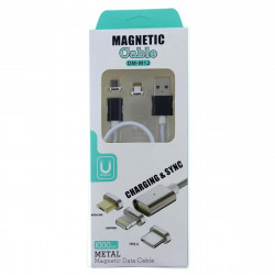 Шнур для моб. magneti 2in1 micro\lightning\ магнітний (250) 25шт уп.