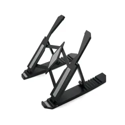 Підставка для ноутбука JC-25, 8х22см, 7 режимів (Чорний)