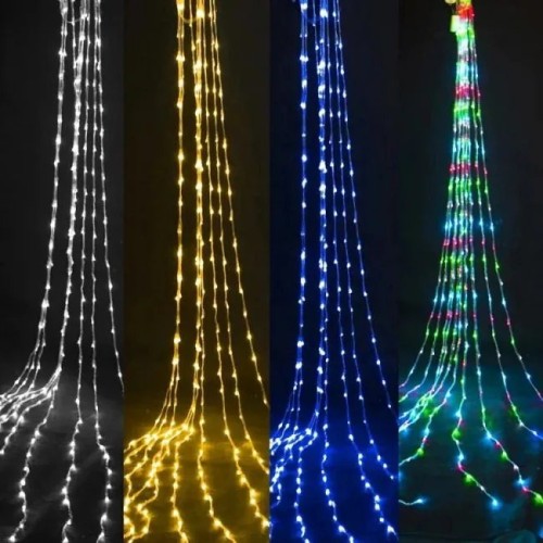 Гірлянда-водоспад (Curtain-Lights) Itrains 240M-2 внутрішня, пров.:прозорий, 3*1,5м