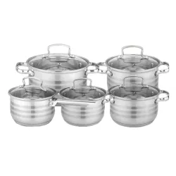 Набір каструль EDENBERG EB-4074 10ін. (2.1 л; 2.1 л; 2.9 л; 3.9 л; 6.5 л)